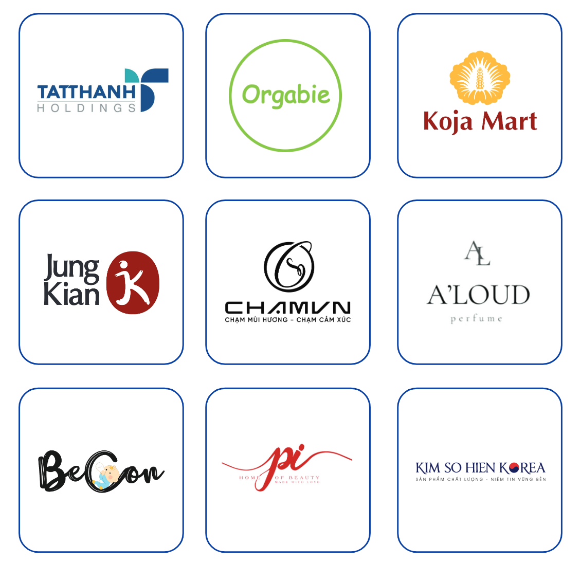 Logo khách hàng và đối tác của VONIS ECOM